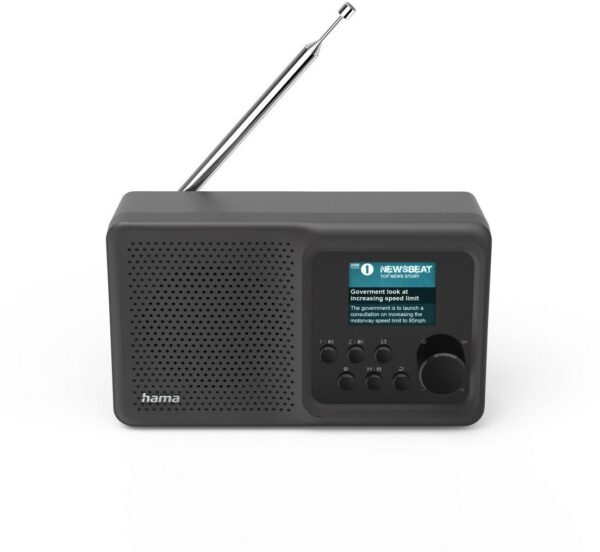 Hama DR5BT Kofferradio schwarz