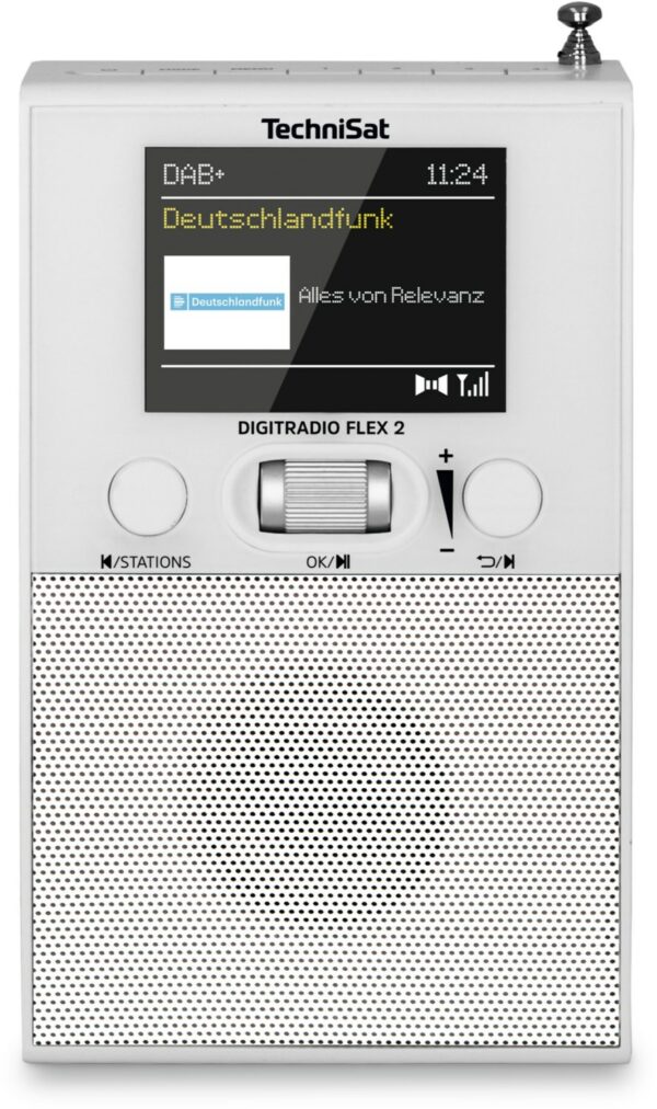 Technisat DigitRadio Flex 2 Taschenradio weiß