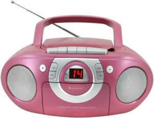 Soundmaster SCD5100PI Radio-Rekorder mit CD + Kassette pink