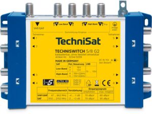 Technisat TechniSwitch 5/8 G 2 inkl. Netzteil SAT-Multischalter