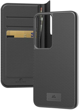 Black Rock Wallet 2in1 für Galaxy S23 schwarz