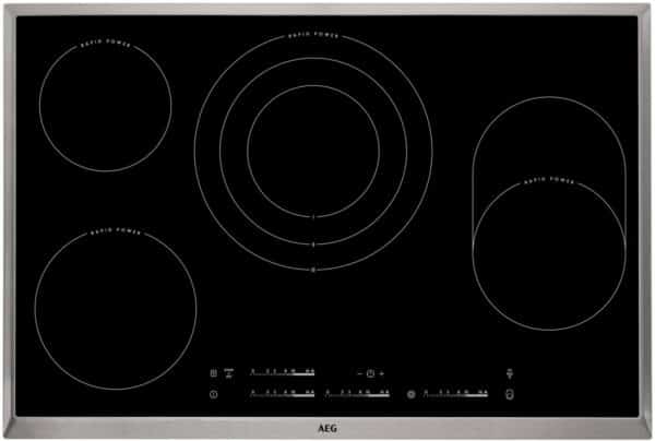 AEG HKC 85487 XB Autark-Glaskeramikfeld edelstahl