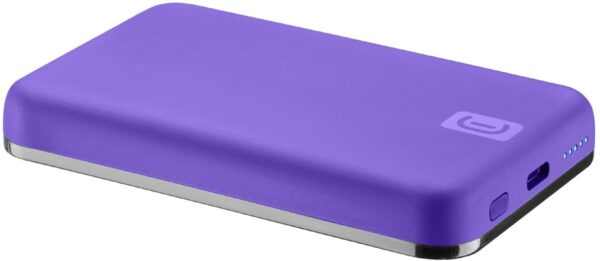 Cellular Line Mag Wireless (5.000mAh) Powerbank für MagSafe violett