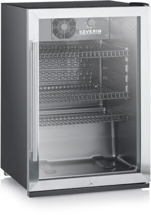 Severin FKS 8840 Flaschenkühlschrank schwarz/edelstahl / C