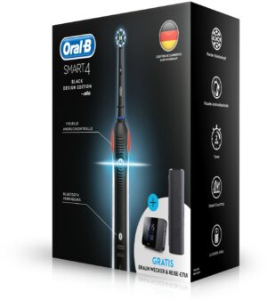 Oral-B SMART 4500 Black Edition Elektrische Zahnbürste schwarz