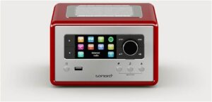 Sonoro Relax Internetradio rot hochglanz/silber