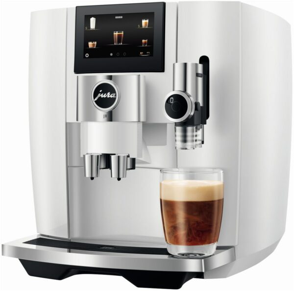 Jura J8 Kaffee-Vollautomat Piano White (EA)