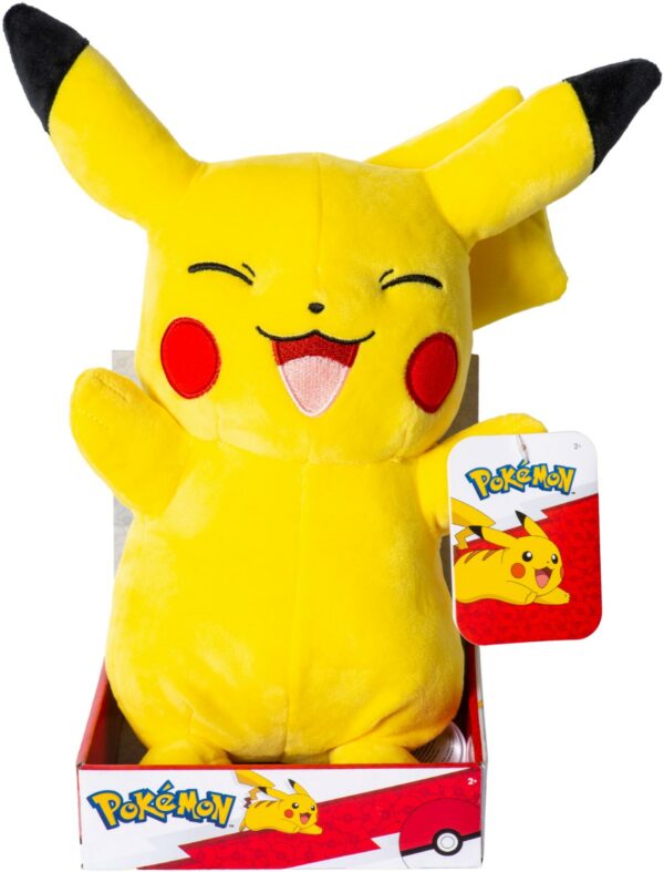 Jazwares Pikachu Plüsch jubelnd (30cm) Stofftier