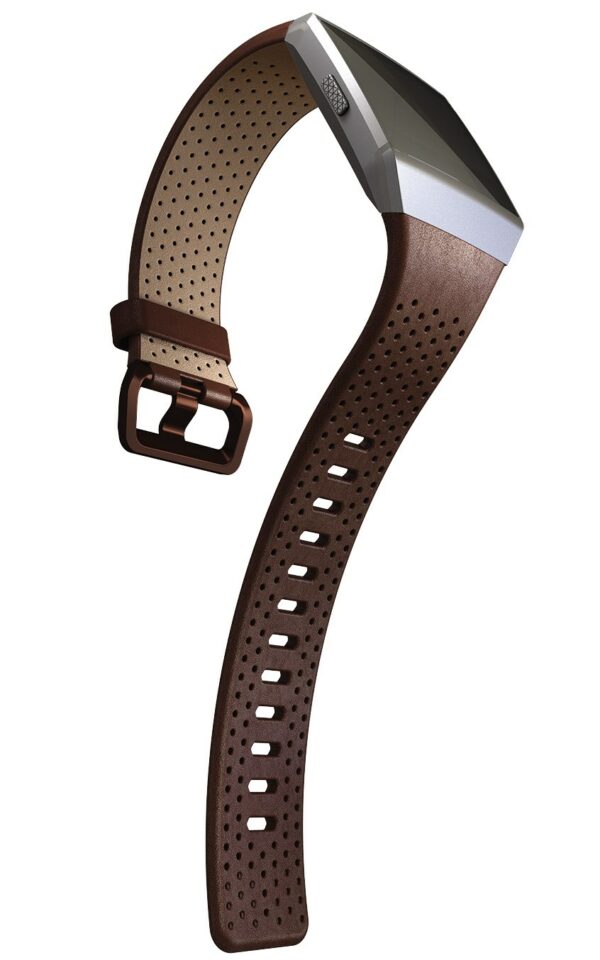 Fitbit Perforiertes Leder Armband (S) für Ionic cognac