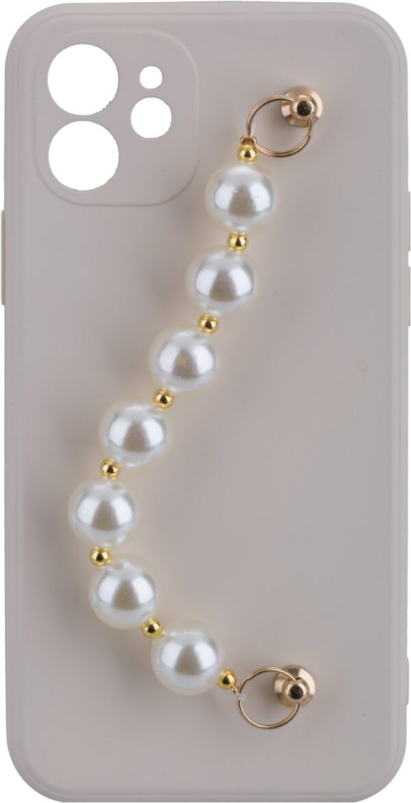 OHLALA! Back Cover PEARLS für iPhone 13 beige