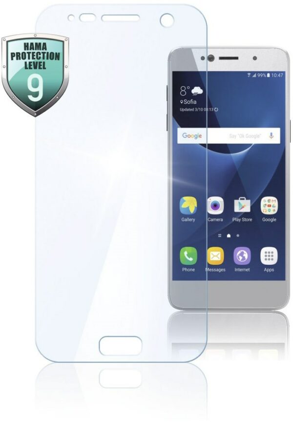 Hama Premium Crystal Glass für Galaxy J4+ transparent