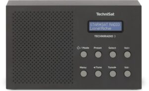 Technisat TechniRadio 3 Portables Radio schwarz