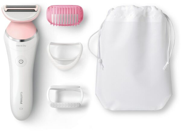 Philips BRL140/00 SatinShave Advanced Damenrasierer weiß/rosa