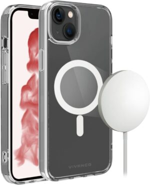 Vivanco Mag Steady Cover für iPhone 14 Plus transparent