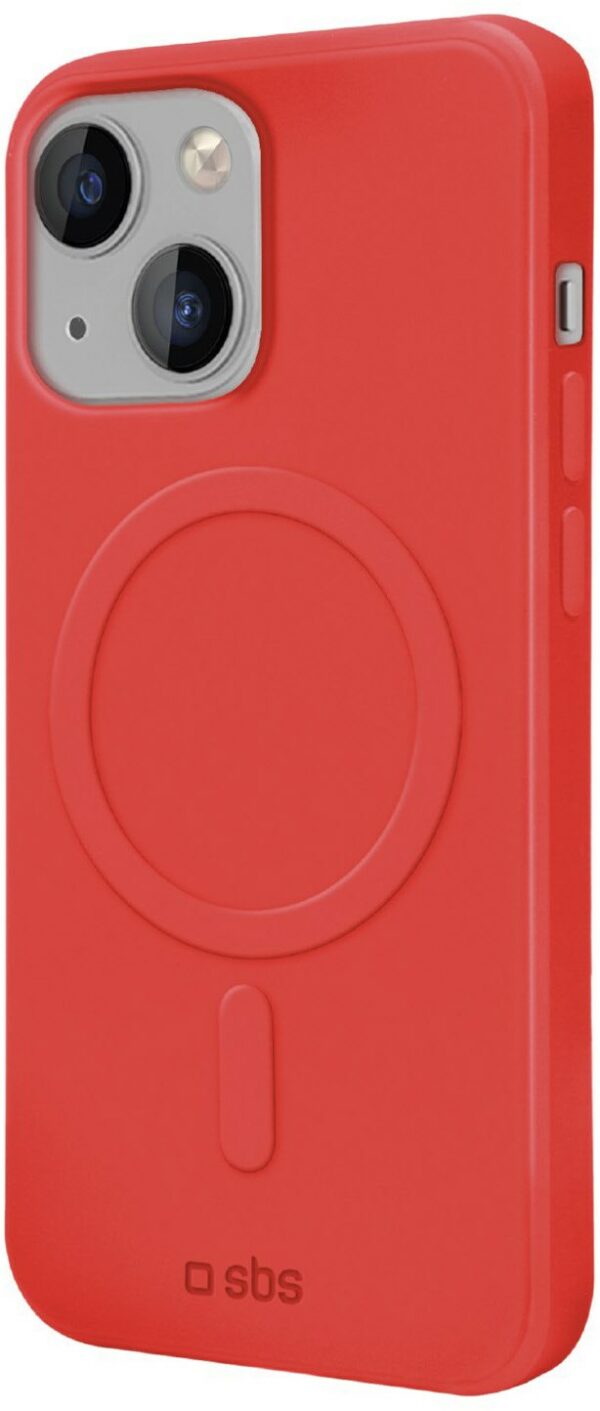 sbs Smooth Mag Cover für iPhone 14 rot