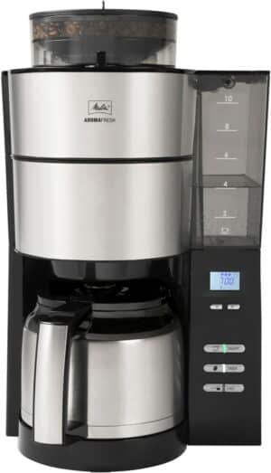 Melitta AromaFresh Therm 1021-12 Kaffeeautomat mit Timer edelstahl/schwarz