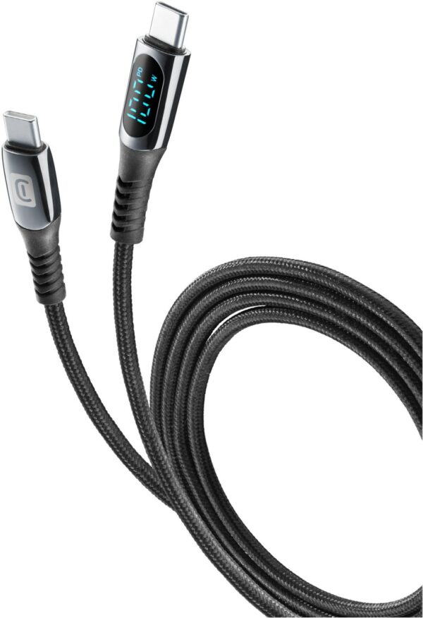 Cellular Line USB Type-C Kabel (2m) schwarz