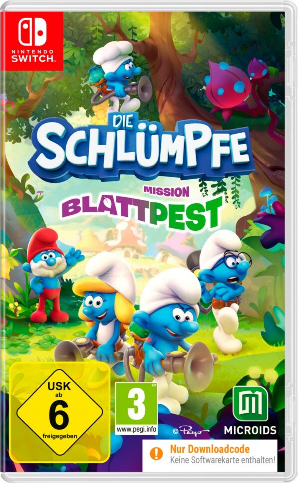 Software Pyramide Die Schlümpfe: Mission Blattpest Switch Spiel