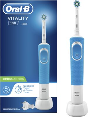 Oral-B Vitality 100 Hangable Box Elektrische Zahnbürste blau