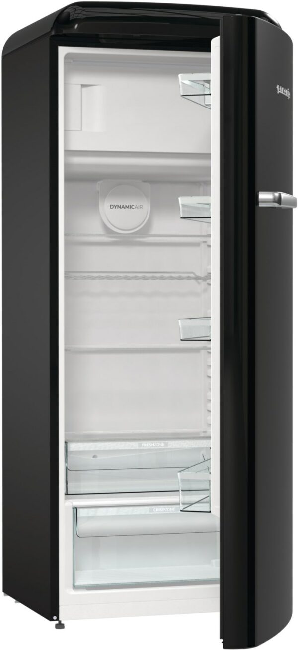 Gorenje ORB615DBK Standkühlschrank mit Gefrierfach tiefschwarz / D