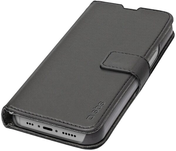 sbs Wallet Bookcase für iPhone 14 Pro Max schwarz