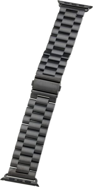 Peter Jäckel Watch Band Edelstahl für Apple Watch (44mm/42mm) schwarz