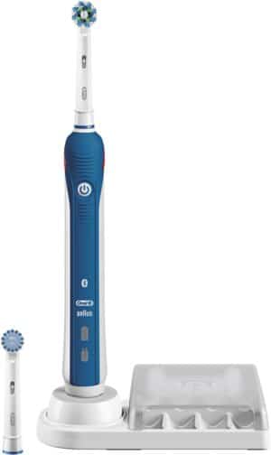 Oral-B 4000 SmartSeries CrossAction Elektrische Zahnbürste weiß/blau
