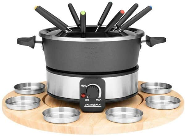 Gastroback Fondue Set silber