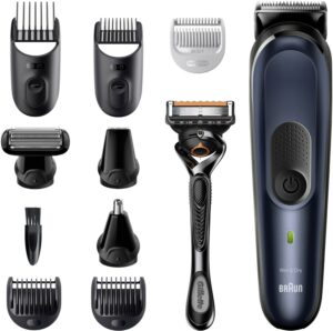 Braun MGK 7330 MultiGroomingKit Bartschneider & Body Groom schwarz/blau