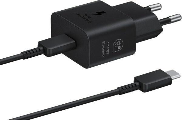 Samsung USB Type-C Ladegerät (25W) inkl. USB Type-C Kabel schwarz