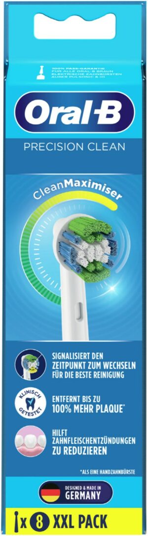 Oral-B Precision Clean CleanMaximizer 8er Ersatz-Zahnbürsten weiß