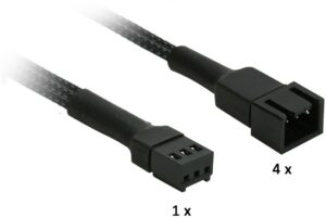 Nanoxia 3-Pin > 4x 3-Pin Adapter (0