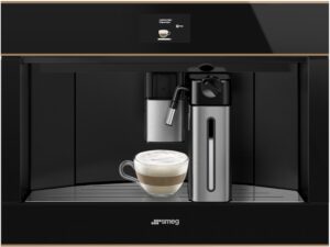 Smeg CMS4604NR Einbau-Kaffee-Vollautomat schwarz/kupfer