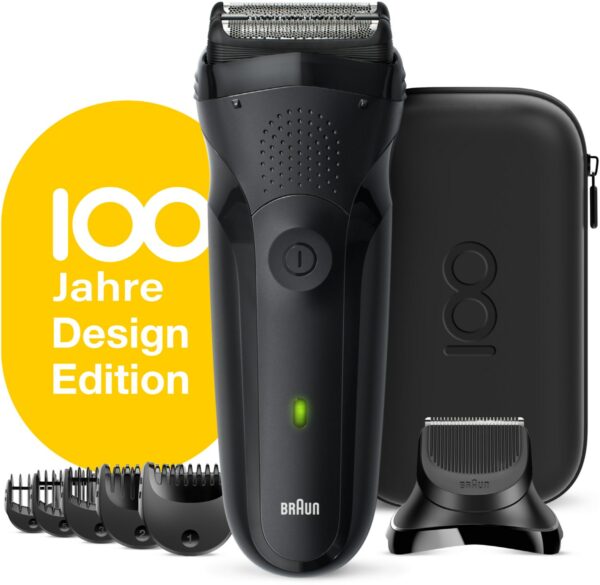 Braun 100 Jahre Series 3 (300BT) Trocken-Nass Rasierer schwarz