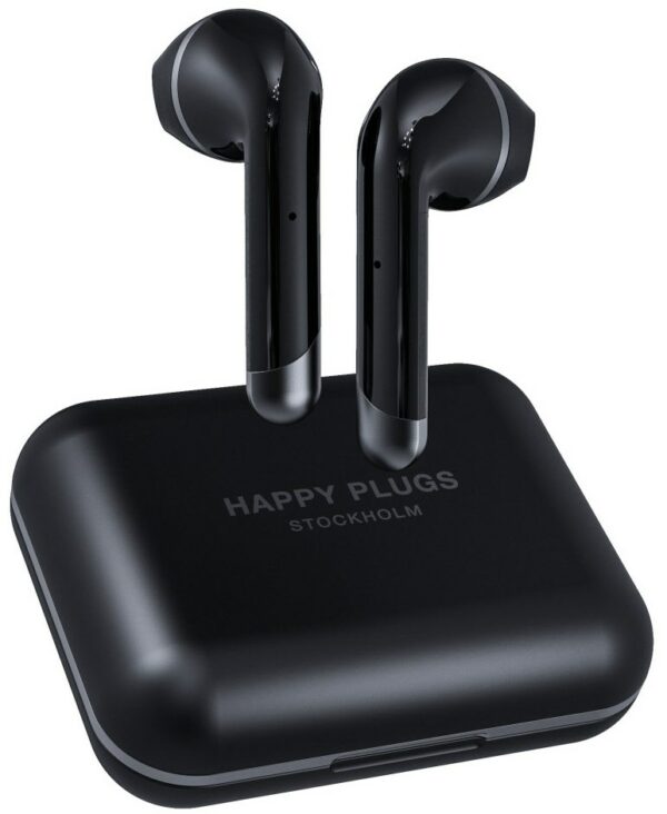 Happy Plugs Air 1 Plus Earbud Bluetooth-Kopfhörer schwarz