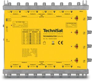 Technisat Technirouter 9/4x16 Multischalter silber/gelb