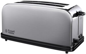 Russell Hobbs Adventure 2Schlitz Toaster Langschlitz-Toaster edelstahl/schwarz