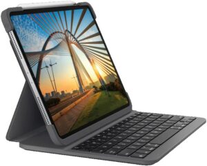 Logitech Slim Folio Pro (DE) Schutzhülle mit Tastatur für iPad Pro 11" 1./2./3./4. Gen.