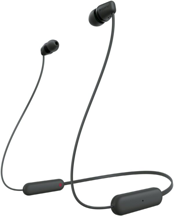 Sony WIC100B Bluetooth-Kopfhörer schwarz