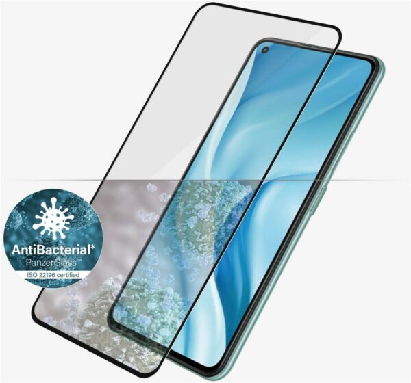 PanzerGlass Displayschutz E2E CF antibakteriell für Xiaomi Mi 11 Lite schwarz