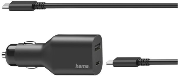 Hama Universal-Kfz-Notebook-Netzteil USB-C 5-20V / 70W schwarz