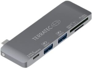 Terratec Connect C7 Type-C USB 3.0 Adapter mit Kartenlesegerät