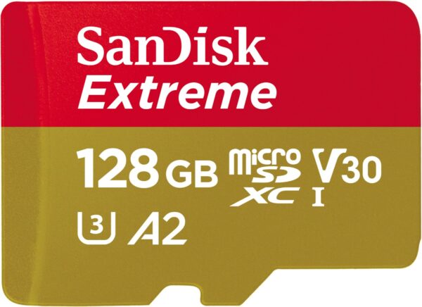 Sandisk microSDXC Extreme (128GB) Speicherkarte + Adapter