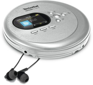 Technisat DigitRadio CD 2GO BT tragbarer MP3 CD-spieler mit Radio silber