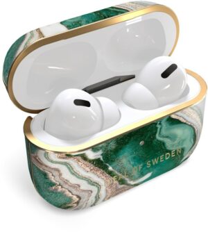 iDeal of Sweden Print Case Kopfhörer Zubehör für AirPods Pro golden jade marble