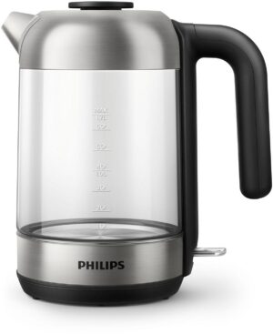 Philips HD9339/80 Wasserkocher glas/edelstahl