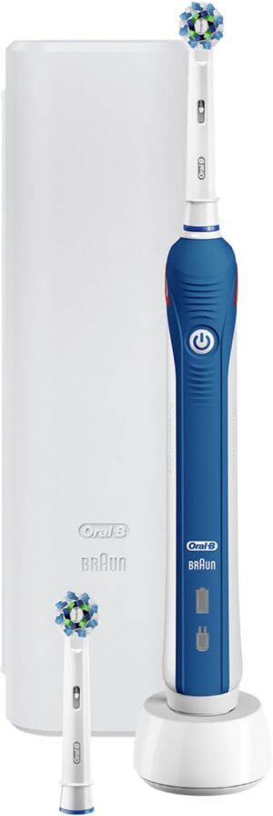 Oral-B Pro Expert + (Pro 2500) Elektrische Zahnbürste blau/weiß