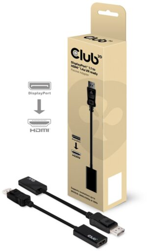 Club3D DP St. > HDMI Bu. VR Ready Adapter passiv