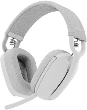 Logitech Zone Vibe 100 PC-Headset Schnurlos off white