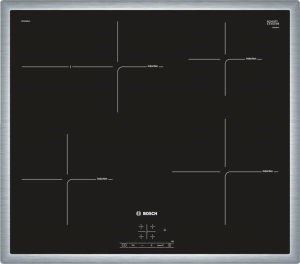 Bosch PIF 645 BB 1 E Induktionskochfeld edelstahl